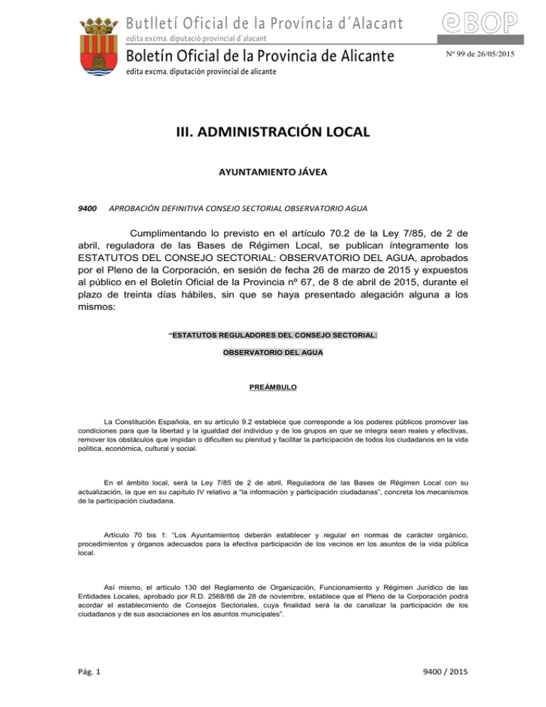 Observatorio Del Agua