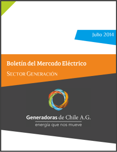 Boletín Sector Eléctrico Julio 2014