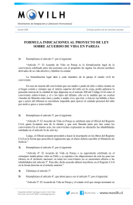 Indicaciones del Movilh al AVP, entregadas al Senado y Gobierno (segunda versión)