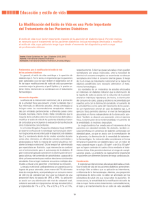 La Modificación del Estilo de Vida es una Parte Importante del Tratamiento