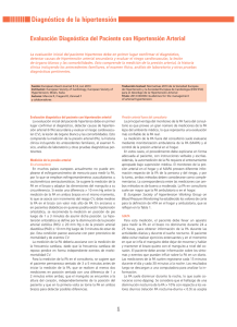 Evaluación Diagnóstica del Paciente con Hipertensión Arterial