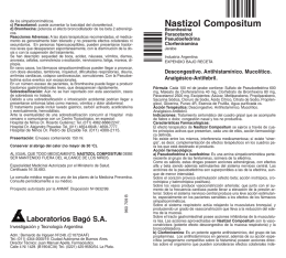 paracetamol of m.p Antigripal® Bromhexina Broncochem