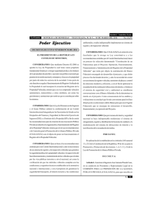 Decreto Ejecutivo 001-2014- Registro Vehicular