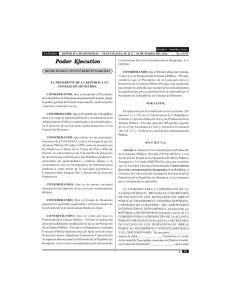 Decreto Ejecutivo 003-2014- Aeropuerto Internacional de Palmerola