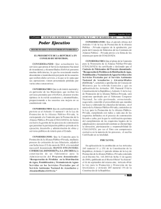 Decreto Ejecutivo 008-2014- SANAA
