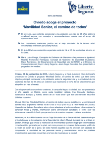 Oviedo acoge el proyecto ‘Movilidad Senior, el camino de todos’ ►