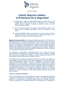 Liberty Seguros celebra la III Semana de la Seguridad