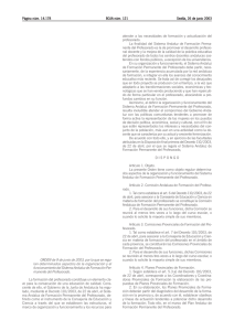 Orden de 9 junio de 2003 (BOJA de 26 de junio), por la que se regulan determinados aspectos de la organización y funcionamiento