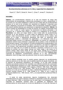 [PDF]Acontecimientos adversos en la vida y capacidad de adaptación