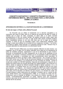 [PDF] Concepto sustantivo y concepto pragmático de la enfermedad mental. Implicaciones para la reflexión sobre la clínica