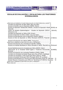 [PDF] Escalas de evaluación II: escalas para los trastornos internalizados