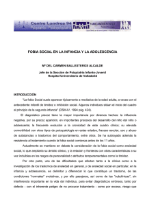 [PDF] Fobia social en la infancia y la adolescencia