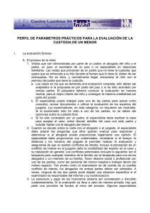 [PDF] Perfil de parámetros prácticos de para la evaluación de la custodia de un menor