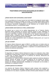 [PDF] Trastornos afectivos estacionales en niños y adolescentes