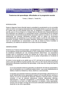 [PDF]Trastornos del aprendizaje: dificultades en la progresión escolar