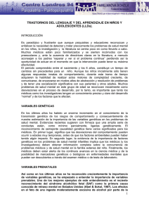 [PDF] Trastornos del Lenguaje y del Aprendizaje en Niños y Adolescentes (LLDs)