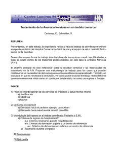 [PDF]Tratamiento de la Anorexia Nerviosa en un ámbito comarcal