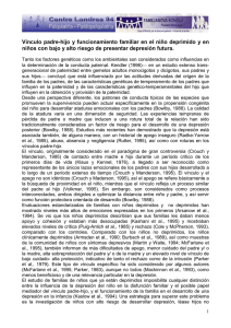 [PDF] Vínculo padre-hijo y funcionamiento familiar en el niño deprimido y en niños con riesgo de presentar depresion futura