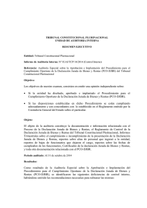 Informe de Auditoría Interna Nº IUAI/TCP/14/2014 (Control Interno)