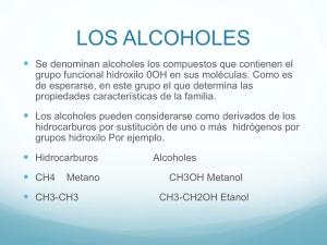LOS ALCOHOLES, FENOLES 