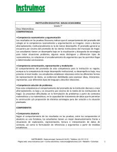 INSTITUCIÓN EDUCATIVA  ISOLDA ECHAVARRIA COMPENTENCIAS  Grado 7°