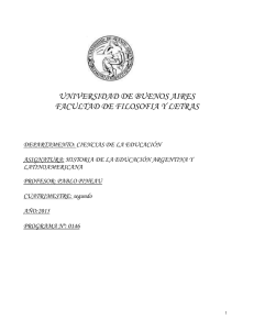 Programa de Historia de la educación argentina y latinoamericana 2 2015.doc