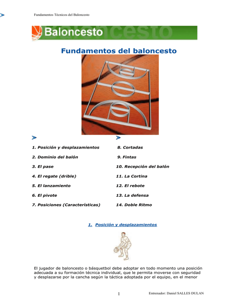 ¿Cuáles son los 10 cimientos del baloncesto?