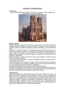 catedral de reims comentario paula perez palacios