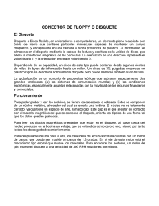 CONECTOR DE FLOPPY O DISQUETE
