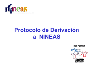 Protocolos de Derivación a NINEAS