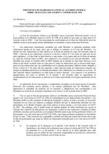 la Declaración Ministerial sobre la Ronda Uruguay, 1.