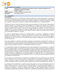 Convocatoria UNFPA Panamá