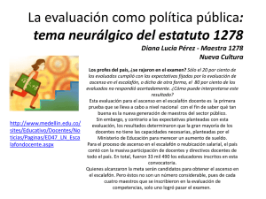 : tema neurálgico del estatuto 1278 Diana Lucia Pérez - Maestra 1278
