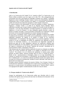 -Notas de clase - Libman, E (2010) "Controversia del Capital"
