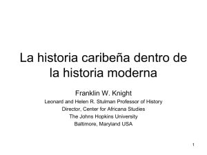 La Historia Caribeña dentro de la Historia Moderna