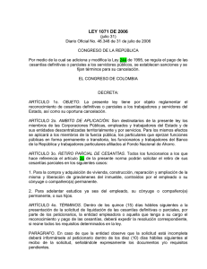 Ley 1071 de 2006 (Cesantías)
