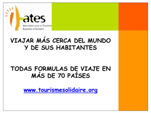 La red ATES (Asociación por un Turismo equitativo y solidario)