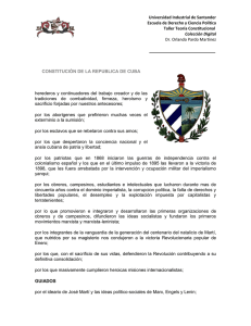 constitucin de la repblica de cuba.