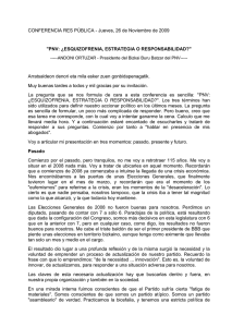 Andoni Ortuzar: Conferencia de Andoni Ortuzar en Res Pública: "PNV: ¿ESQUIZOFRENIA, ESTRATEGIA O RESPONSABILIDAD?"
