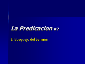IBBA107-7-ppt  La Predicación Bíblica El Bosquejo del Sermón