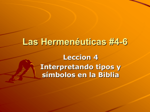 4 Tipos y simbolos en la Biblia