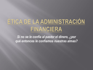 30 Etica de la administración financiera
