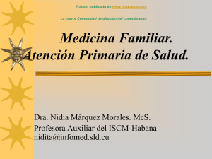 Medicina Familiar. Atencion Primaria de Salud (ppt)
