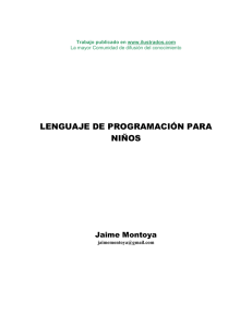 Lenguaje de programacion para ninos