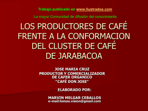 Los Productores de Cafe Frente a la Conformacion del Cluster de Cafe de Jarabacoa (ppt)