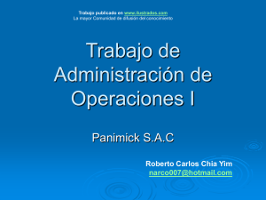 Administracion de Operaciones I (ppt)