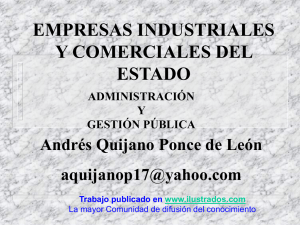 Empresas Industriales y Comerciales del Estado (ppt)