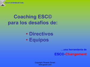 Coaching ESC© para los desafios de Directivos y Equipos (ppt)