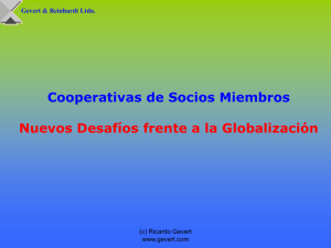 Cooperativas de Socios Miembros Nuevos Desafios frente a la Globalizacion (ppt)