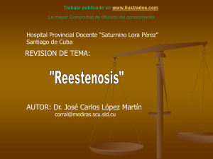 Reestenosis (ppt)